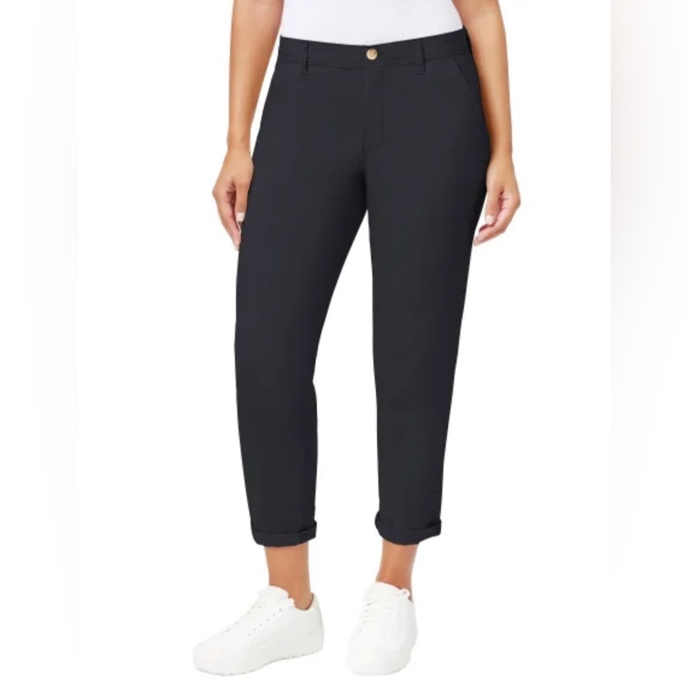 KENSIE - NWT - Black Cropped Chino Pants